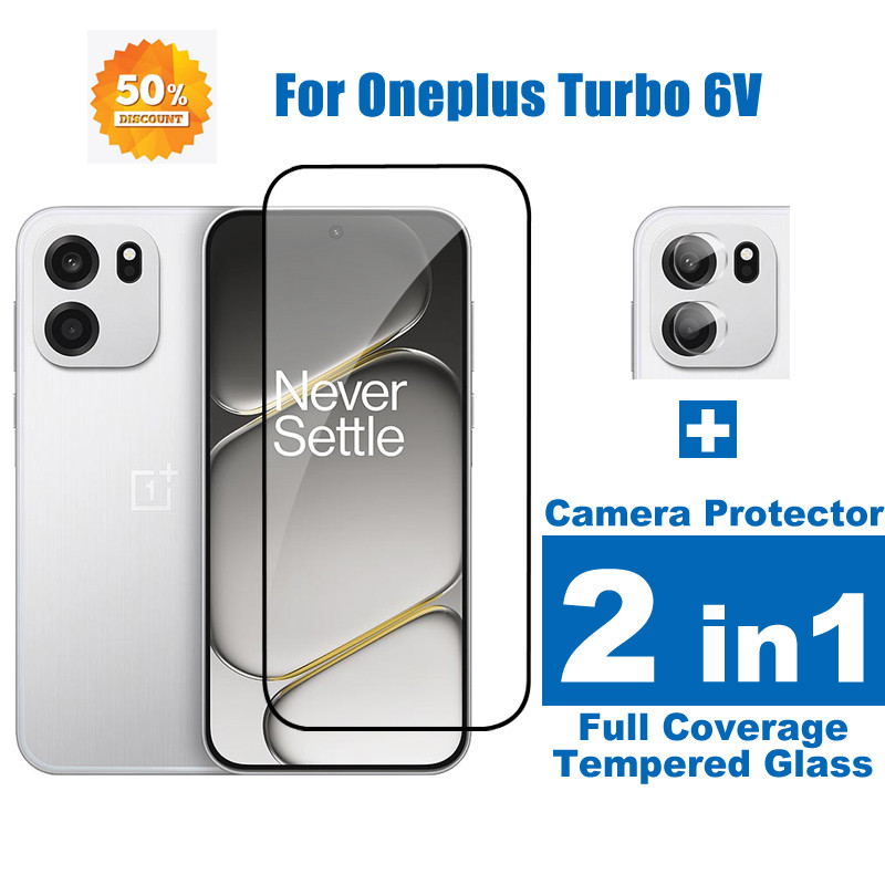2 in 1 สําหรับ OnePlus Turbo 6V 6 กระจกนิรภัยสําหรับ Oneplus Nord CE 5 4 3 2 Lite 5G Nord N300 N200 