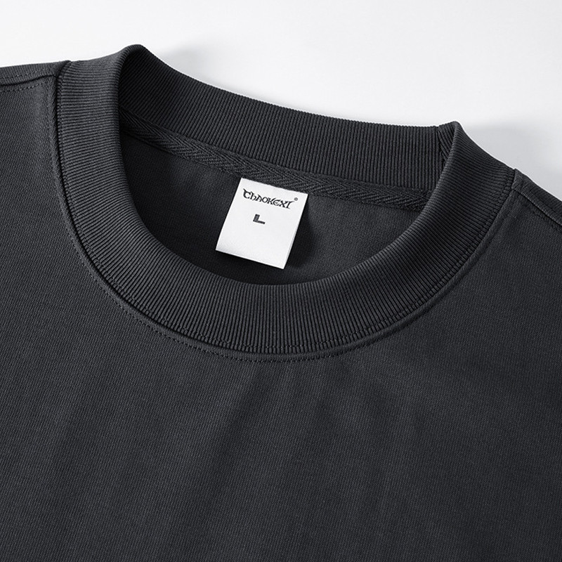 เสื้อยืดแขนสั้นทรงบ๊อกซ์สไตล์ใหม่ปี 2026 จากผ้าฝ้ายแท้ หนัก 400g สไตล์อเมริกันสตรีตแวร์ รอบคอนุ่มสำหรับผู้ชายและผู้หญิง ราคา ถูกที่สุด ดีลบีเคเค แกลเลอรีภาพที่ 6
