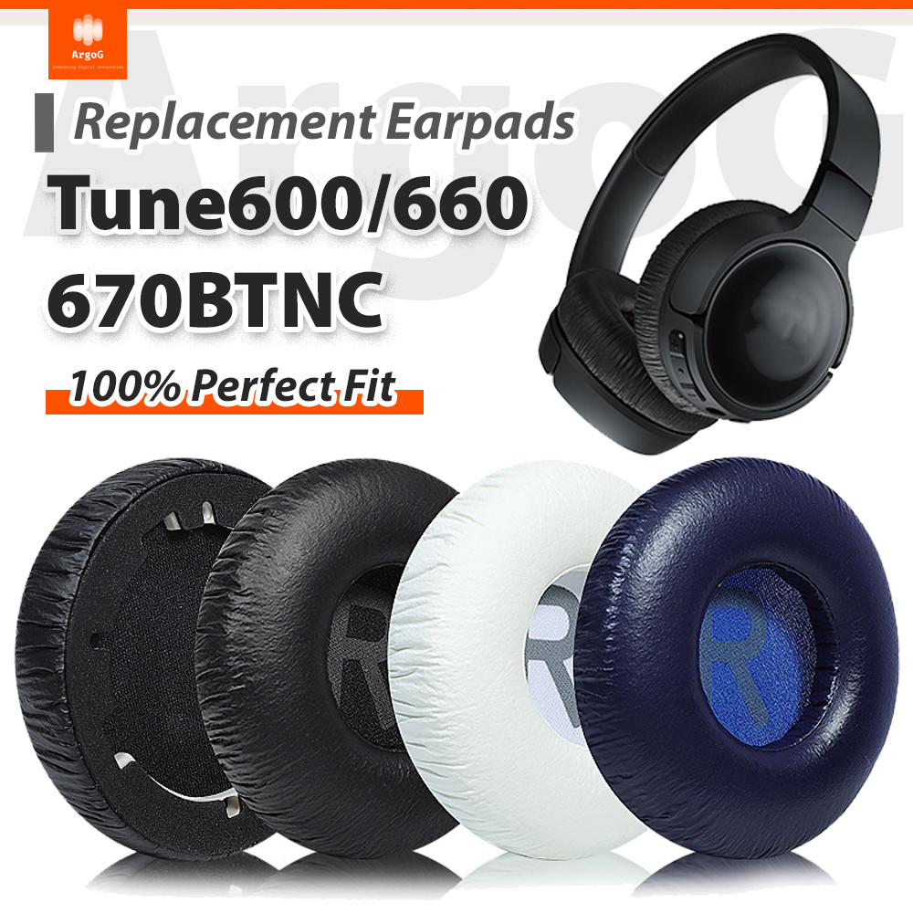 TUNE 600 / T600BTNC / T660NC / T670NC แผ่นรองหูฟังทดแทน Clip-On – แผ่นรองหูฟัง ArgoG Secure Fit และทนทาน