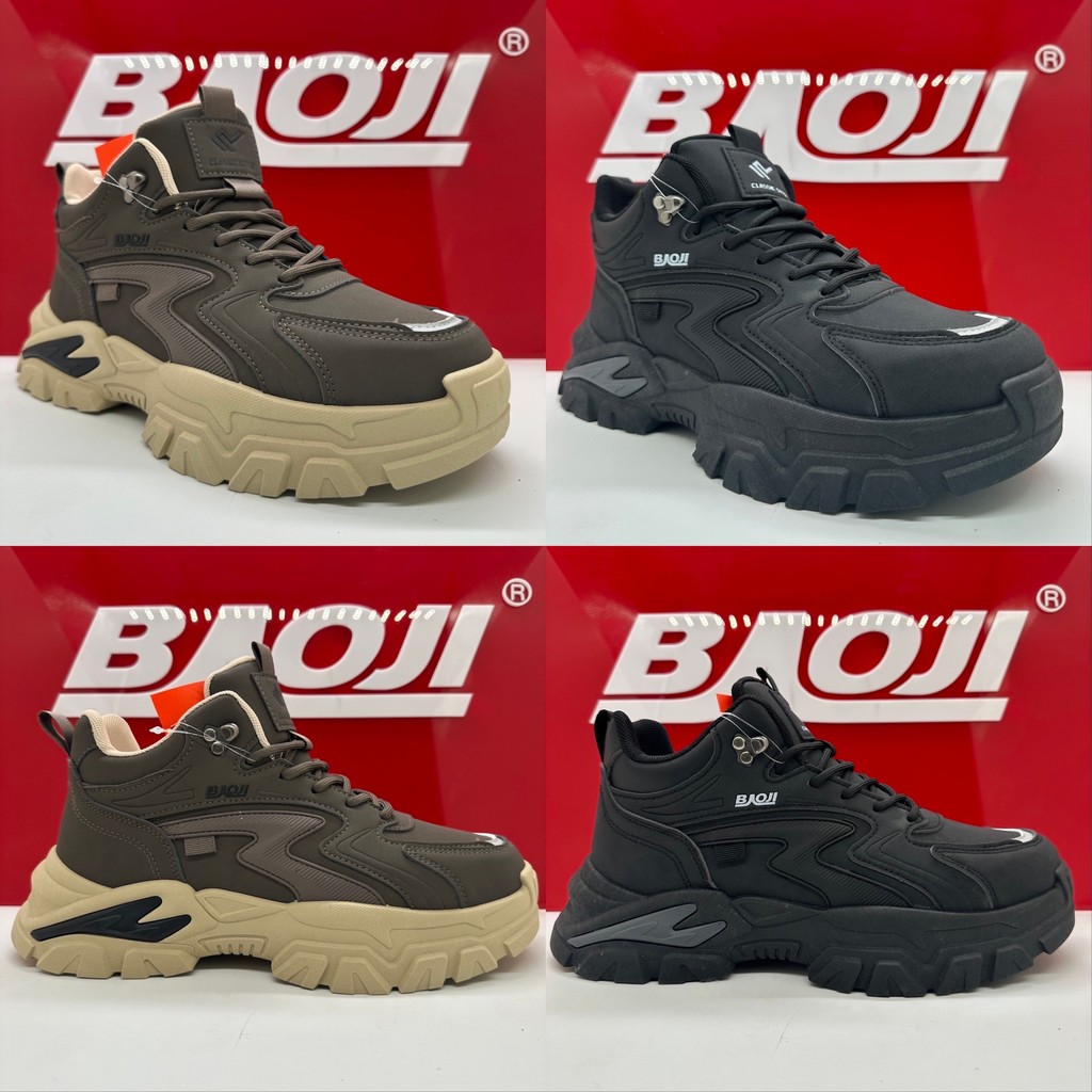 [New 01/2026] BAOJI บาโอจิ รองเท้าผ้าใบผู้ชาย brm1019