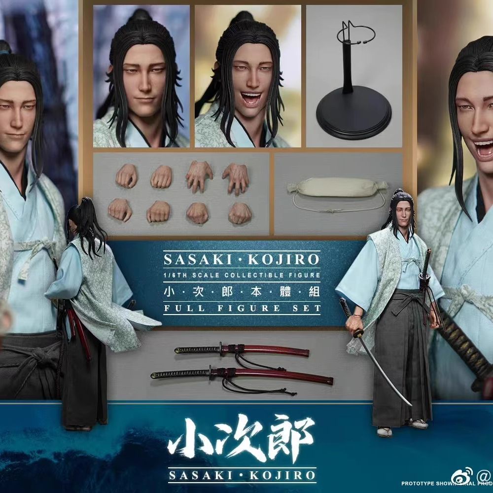 พร้อมสต็อก eleven & kai studio 1/6 Kojiro Musashi EXK005-10 ฟิกเกอร์ทหารเคลื่อนย้ายได้