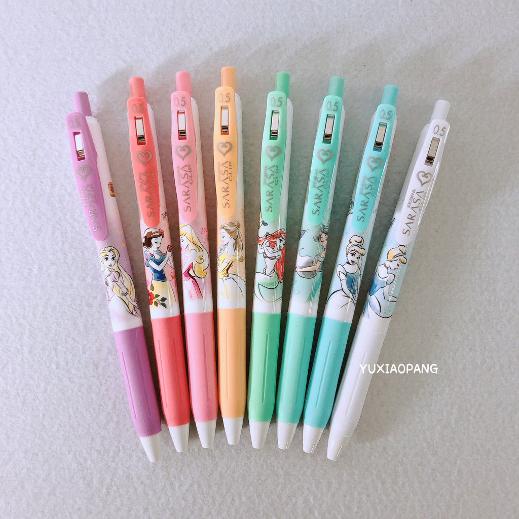 [ชุดพิมพ์นอก] Disney Princess Official Big Limited Made in Japan ZEBRA JJ15sarasa Limited Edition ชุ