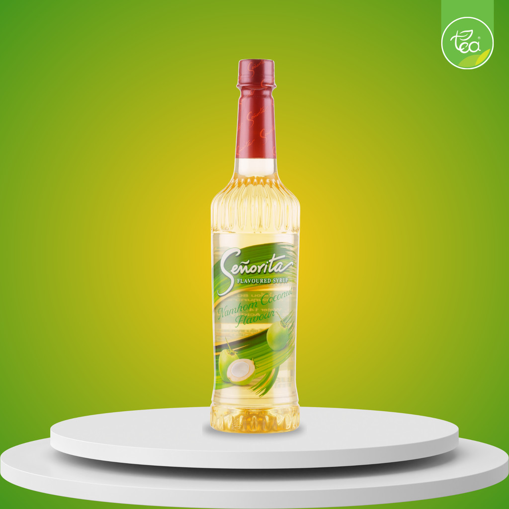 ไซรัปมะพร้าวน้ำหอม Senorita Syrup ไซรัปซินญอริต้า น้ำมะพร้าวหอม Nam-Hom Coconut น้ำเชื่อมผลไม้เข้มข้น ขนาด 750 ml. จำ...