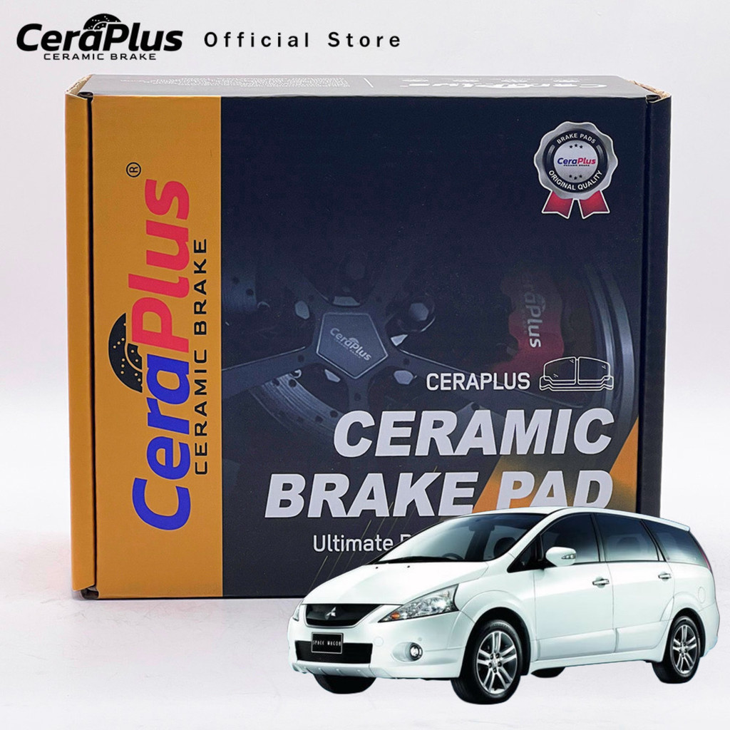ผ้าเบรค CeraPlus Space Wagon 2.4 2004-2011 ผ้าเบรคเซรามิค