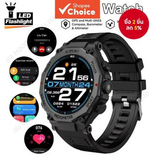 หน้าจอสมาร์ทวอทช์ใหม่บลูทูธโทรกลางแจ้งกันน้ําผู้ชายกีฬานาฬิก…