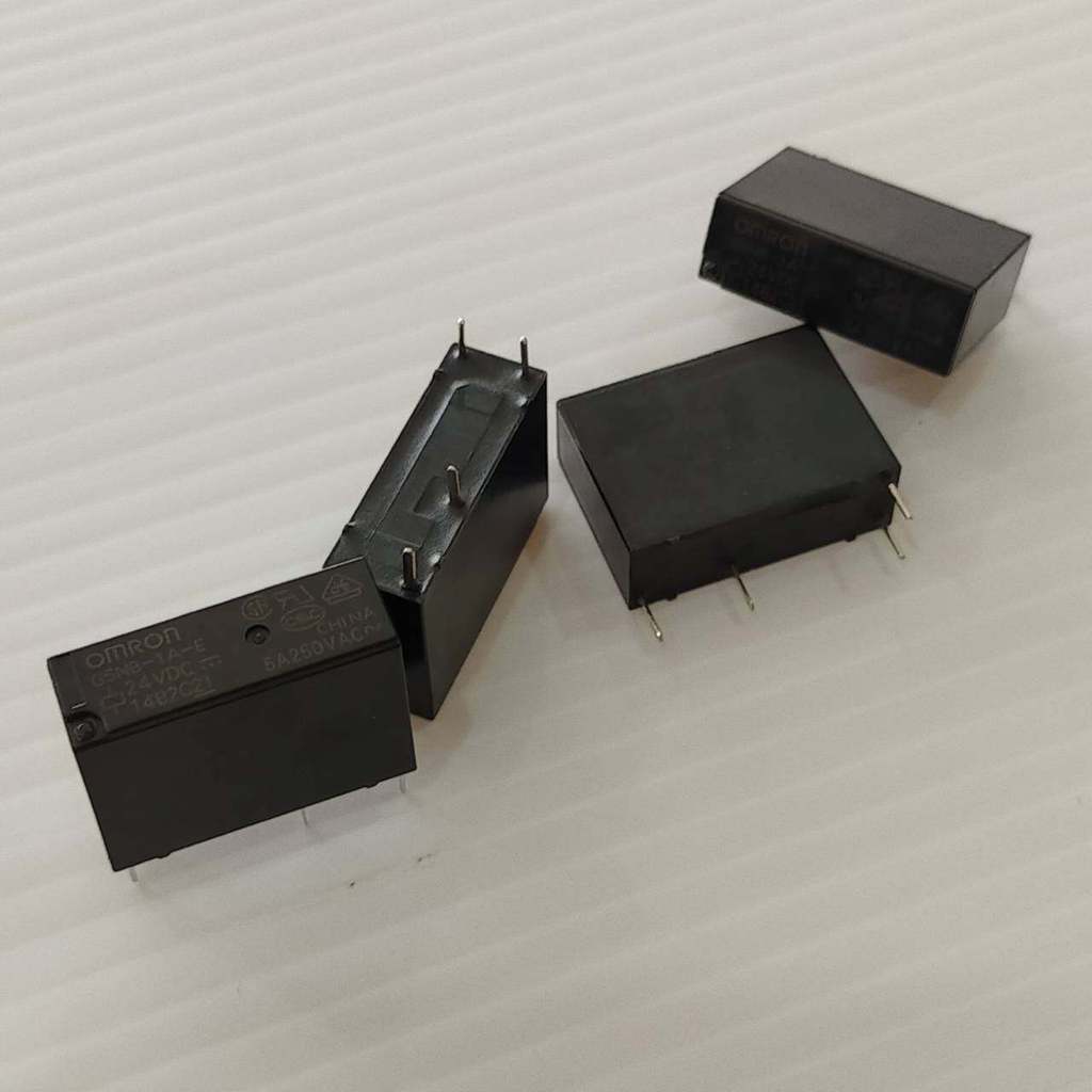รีเลย์ OMRON Relay G5NB-1A-E 4 ขา คอยล์ 5VDC 12VDC 24VDC 5A 250VAC #G5NB-1A-E 4P OMRON (1 ตัว)