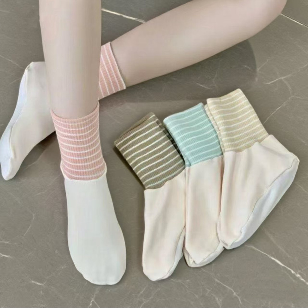 ถุงเท้านอนอุ่น มีขิงเพื่อสร้างความอบอุ่น ใส่สบายบนพื้นห้องปรับอากาศ ราคา ถูกที่สุด ดีลบีเคเค แกลเลอรีภาพที่ 2