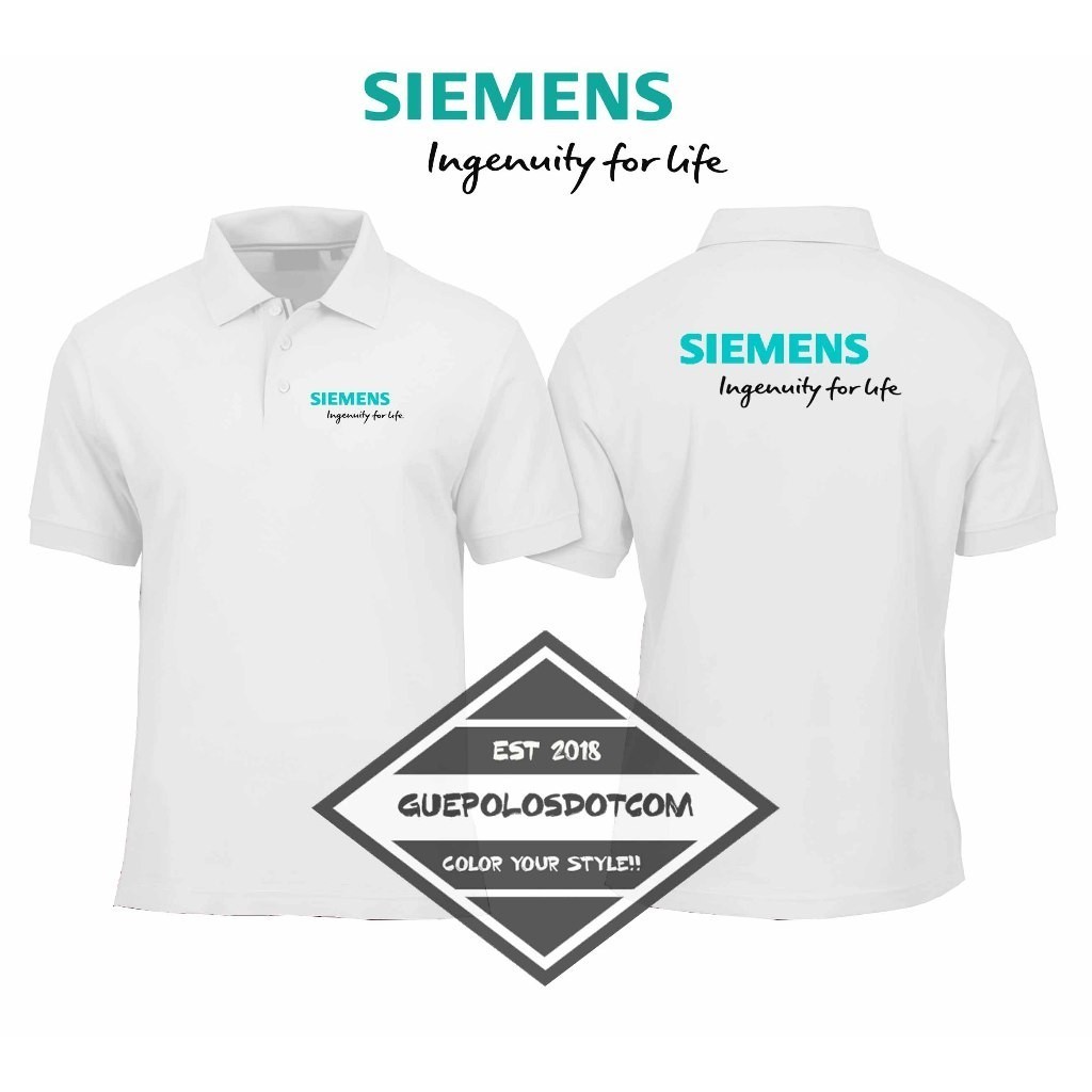 เสื้อโปโล POLO/  POLO SHIRT SIEMENS INGENUITY - เสื้อเชิ้ตคอปก SIEMENS INGENUITY - POLO SIEMENS INGE