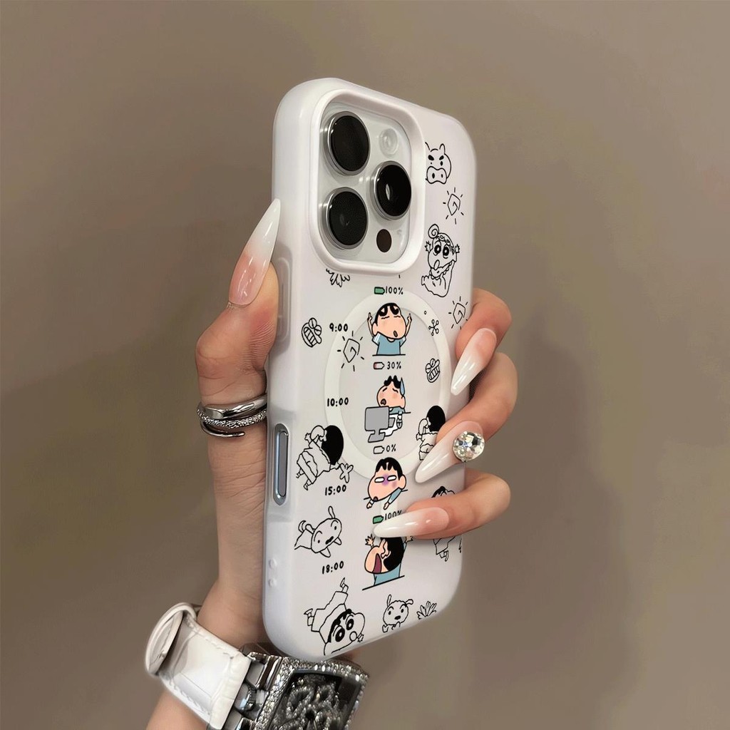 เคสโทรศัพท์มือถือ เคสไอโฟน ดูดีเรียบง่ายลายน่ารัก เหมาะสำหรับ iphone 11 17 16 Pro Max XR 12 13 14 15 #082