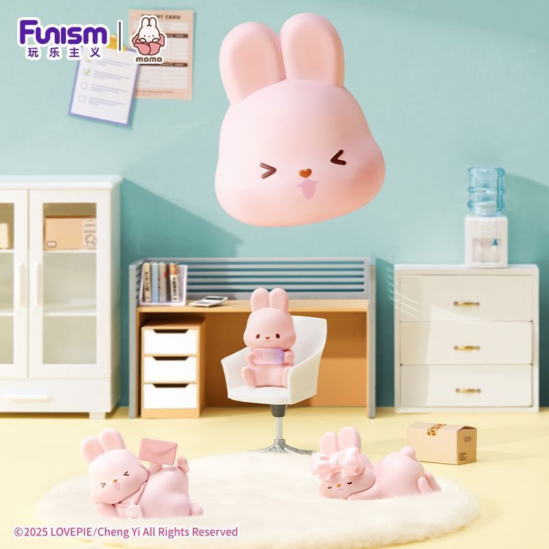 Funism Touch Rabbit MOMO Rabbit Mystery Box ของขวัญปีใหม่ อุปกรณ์ต่อพ่วงตกแต่งตุ๊กตา