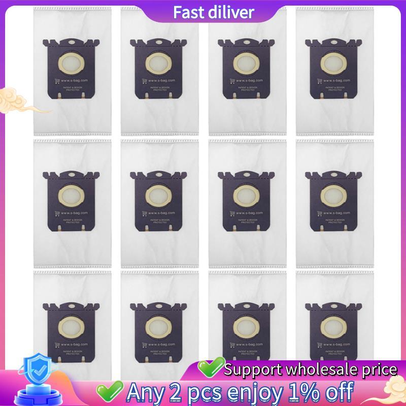 ถุงเก็บฝุ่นสําหรับเครื่องดูดฝุ่นคลาสสิก EL200F EL200F EL4100 EL4200 EL6985 EL7000 EL85009(12PCS)