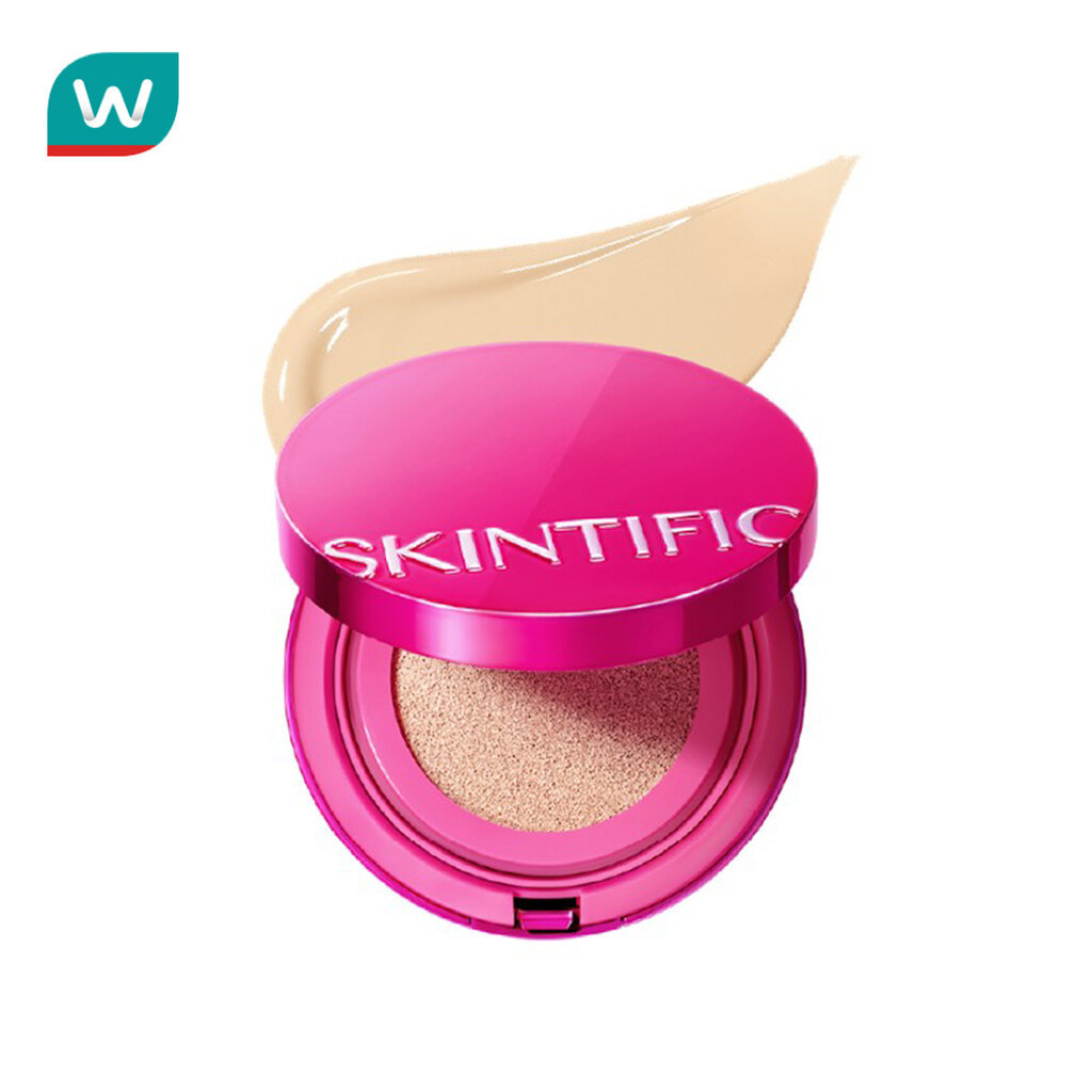 Skintific สคินทิฟฟิค โคฟเวอร์ โกลว์ เพอร์เฟค คุชชั่น 8.5ก. 00W วอร์ม พอร์ซเลน