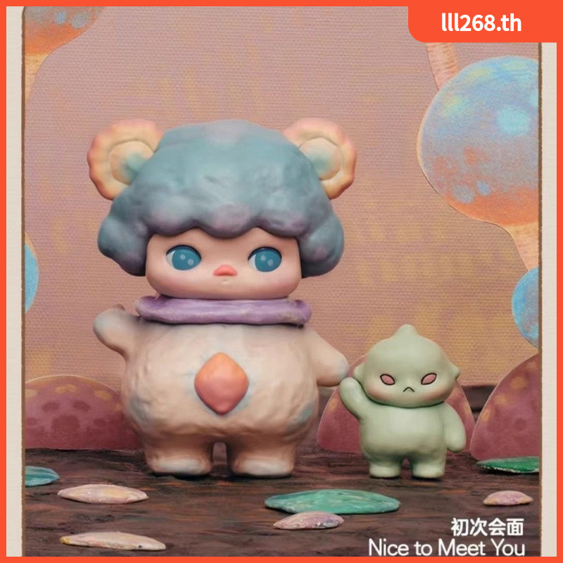 P POPMART PUCKY PUCKY PUCKY PUCKY PUCKY Departure Series Mystery กล่องรูปอินเทรนด์ของเล่นของขวัญเครื