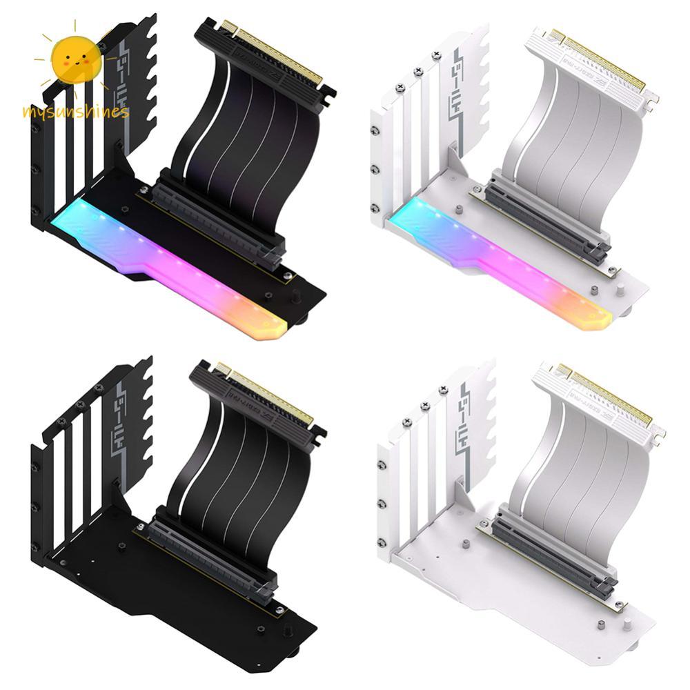 ✿ใหม่! ขายึด GPU แนวตั้งพร้อม 15 ซม.PCI-E 4.0 X16 Riser สาย GPU Bracket Holder 90 องศามุมขวา GPU Mount กราฟิกการ์ดวงเล็บ