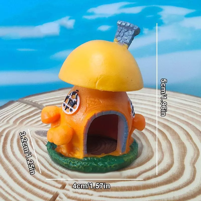 fashionapple เห็ด Conch House Aquarium ตกแต่งตู้ปลา Hiding Shelter thumbnail 7