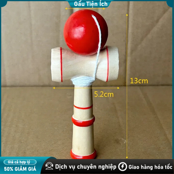 ของเล่น Kendama ภาษาญี่ปุ่นแบบดั้งเดิมพร้อมโครงสร้างไม้, ไม้, แบบดั้งเดิม, มืออาชีพ, Kendama, Kendam