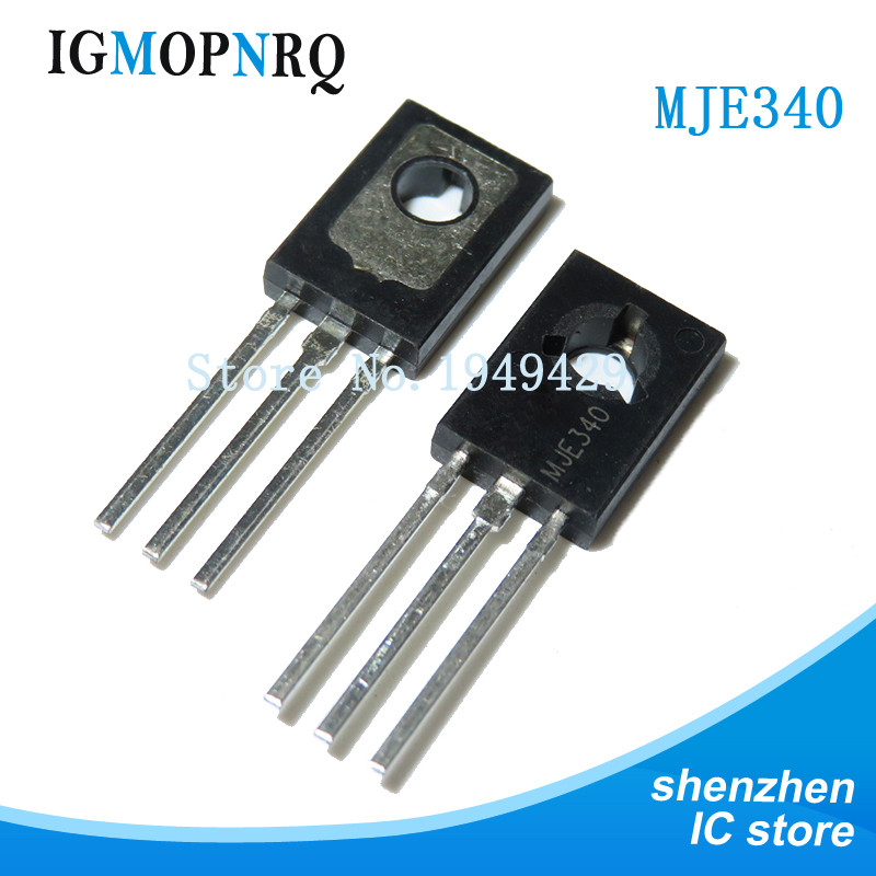 10 ชิ้น/ล็อต MJE340 TO-126 KSE340 TO126 PNP 300V 0.5A ทรานซิสเตอร์ใหม่