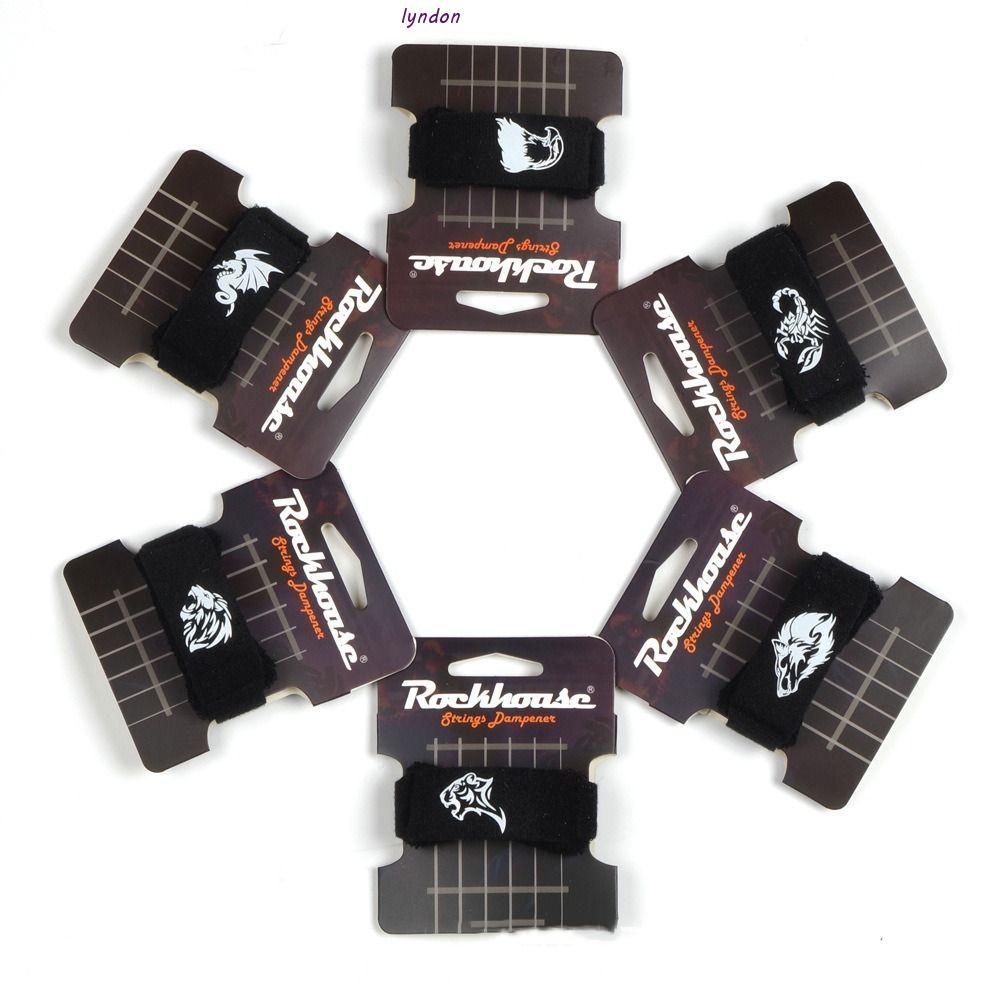 LYNDON Fret Wrap Guitar ขจัดเสียงรบกวน ติดตั้งง่าย เทปคานกีตาร์, กีต้าร์ Fret Wrap สายกีตาร์แบบปรับไ