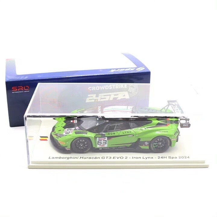 [สต๊อกพร้อม] SPARK Racing Model 1/43 2024 SPARK Racing Model huracan gt3 evo2