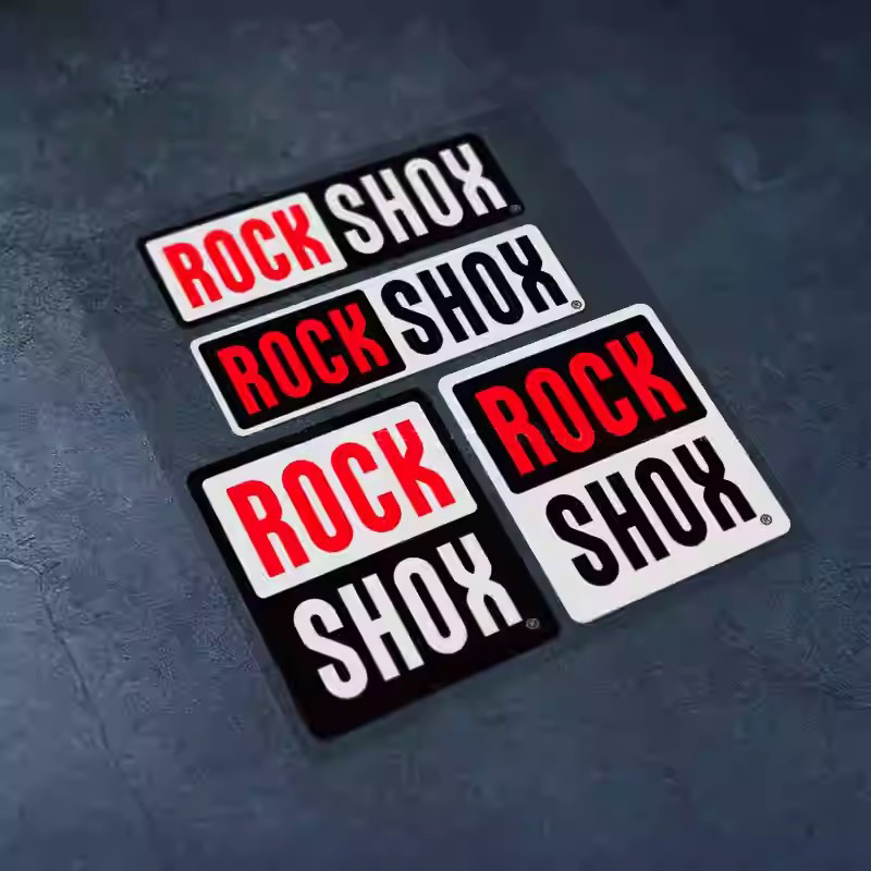 สติกเกอร์ไวนิลตกแต่ง ROCKSHOX Sponsor สำหรับช็อก.absorption decal ของจักรยานเสือภูเขา