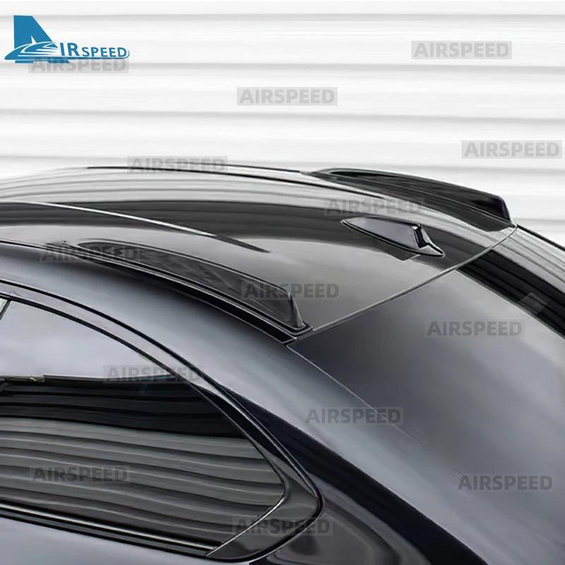 สําหรับ BMW M3 G80 หลังคารถด้านข้าง Wing สปอยเลอร์ Lip ABS สติกเกอร์สําหรับ G80 M3 2020 2021 2022 20