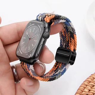 สายนาลอนแบบสปอร์ตแม่เหล็ก for IWatch Apple Watch Ultra 3 2 49mm Series 11 10 9 8 7 6 5 4 SE 3 46mm 45mm 41mm 40 42mm
