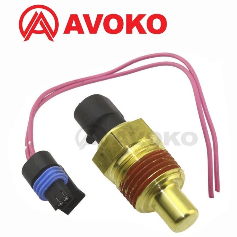 เครื่องยนต์ Coolant อุณหภูมิน้ําอุณหภูมิ Sensor Sender พร้อมขั้วต่อสําหรับ Peterbilt 379 Kenworth T6