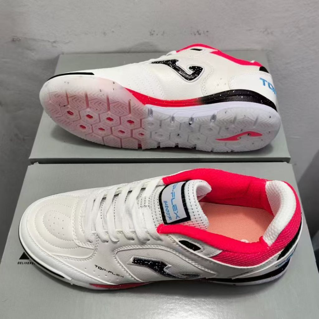 Joma TOP-FLEX Wide last Futsal Shoes รองเท้าฟุตบอล IC ดูดซับแรงกระแทก rebound Training Shoes