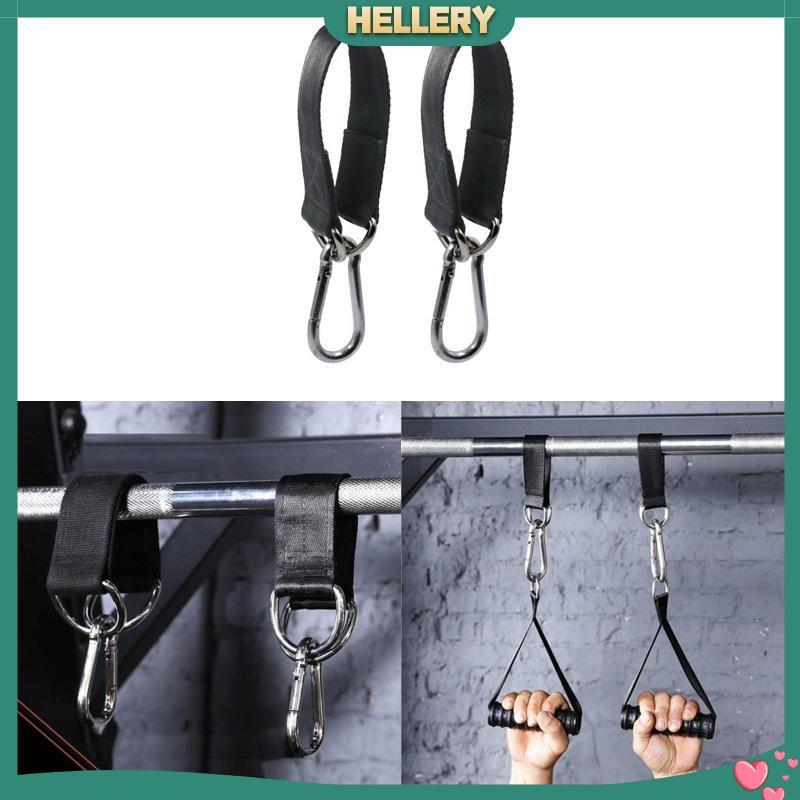 [HelleryPH] สายรัดแขวนไนลอนสําหรับงานหนักพร้อมคลิปคาราบิเนอร์ Multi-gym Ab Training Extension Strap 