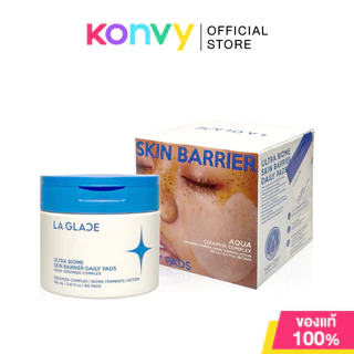 LA GLACE Pads ลากลาส โทนเนอร์แพด 160ml (Acne Care/Moisturizing/Skin Barrier/Vit C)