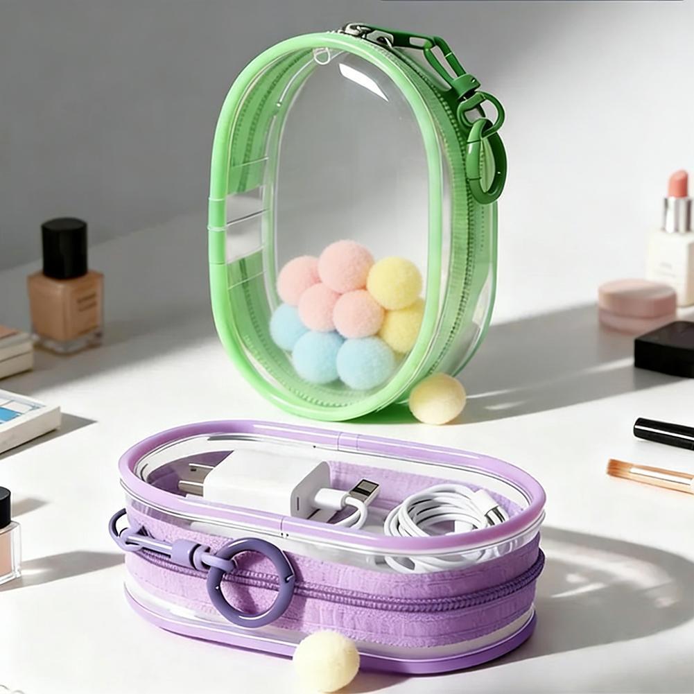 โปร่งใสกันฝุ่น Pvc Plush Toy Storage Bag Mini Bag Storage Bag Display Ins น่ารักสไตล์ Y0c7