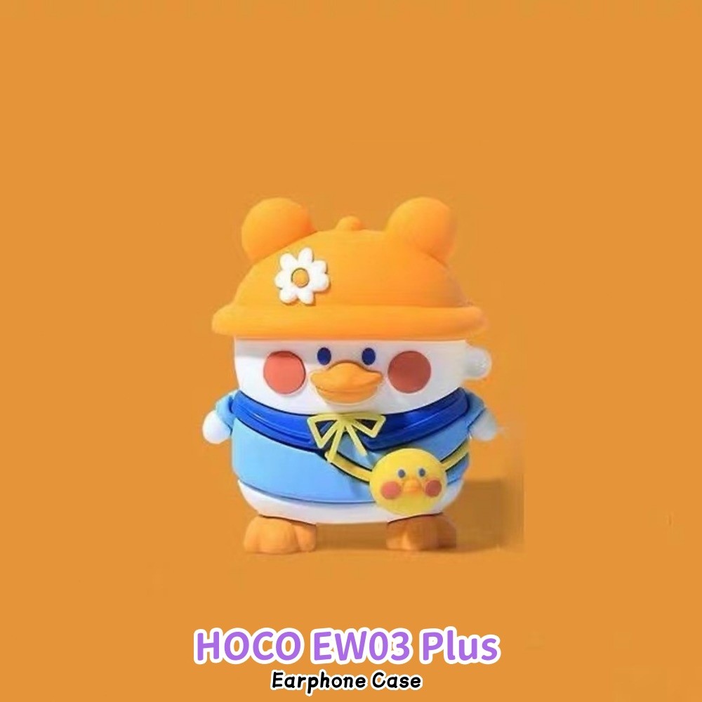 ที่กําหนดเองสําหรับ HOCO EW03 Plus Casing Case Soft Silicone Headphone Case Cartoon Innovation Serie