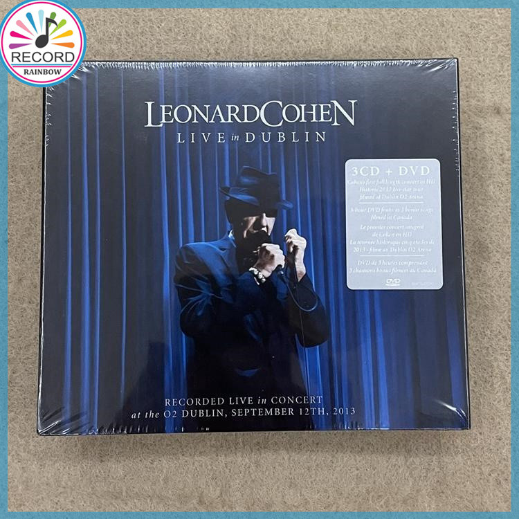 Leonard Cohen Live In Dublin 3CD+DVD อัลบั้มใหม่เอี่ยม [ปิดผนึก] YNLX