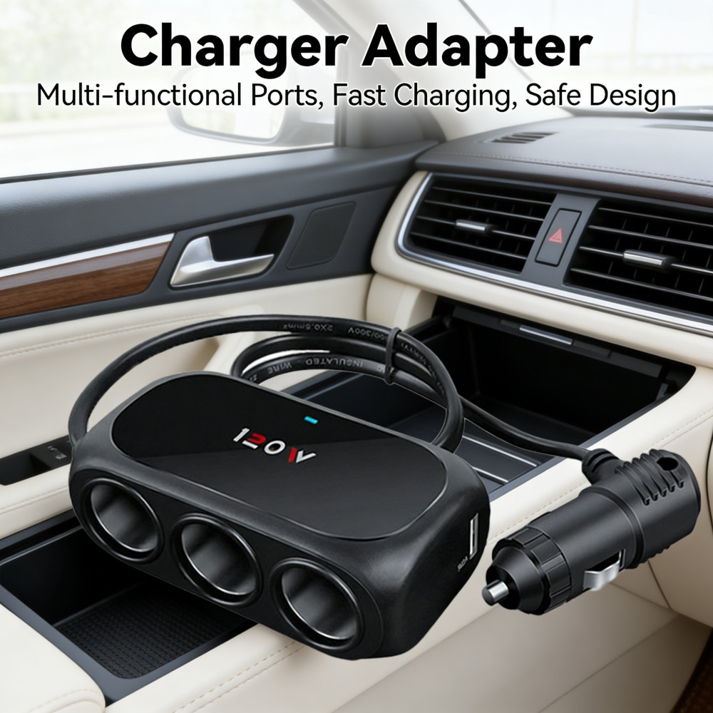 Adapter Charger Car Dashcam Enabling GPS iPhone iPad Seamless สําหรับในรถยนต์