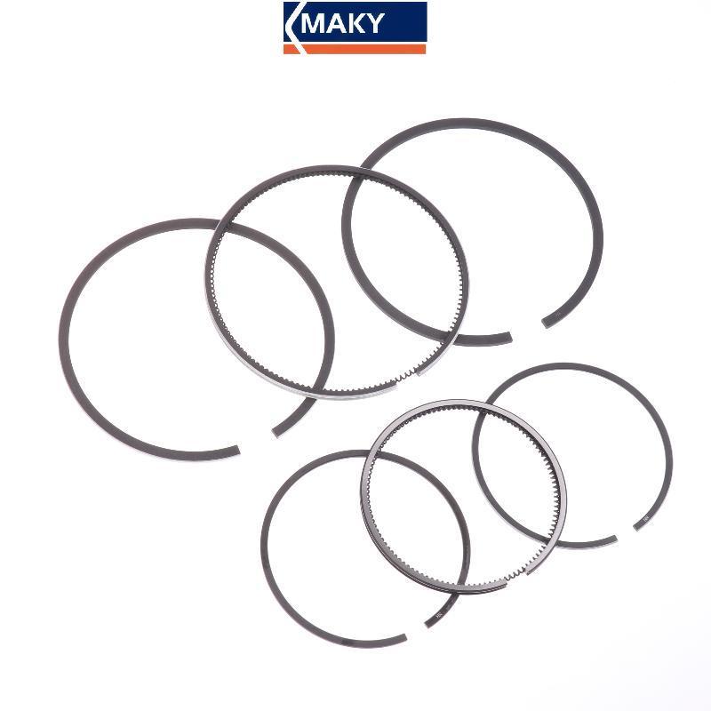 MAKY 3 ชิ้น/เซ็ตแหวนลูกสูบ Fit กระบอกเดียวเครื่องยนต์ดีเซล 168F 170F 173F 178F 186F 188F 192F เครื่อ