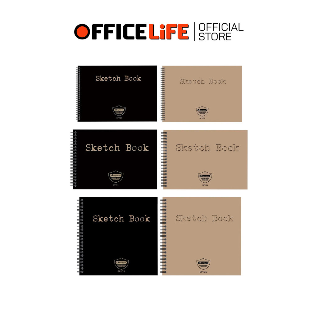 Master Art (มาสเตอร์อาร์ต) สมุดสเก็ตภาพ สมุด รุ่น A4 SP103 / A5 SP104 / 8.5 นิ้ว SP105 ( 1 เล่ม / คล