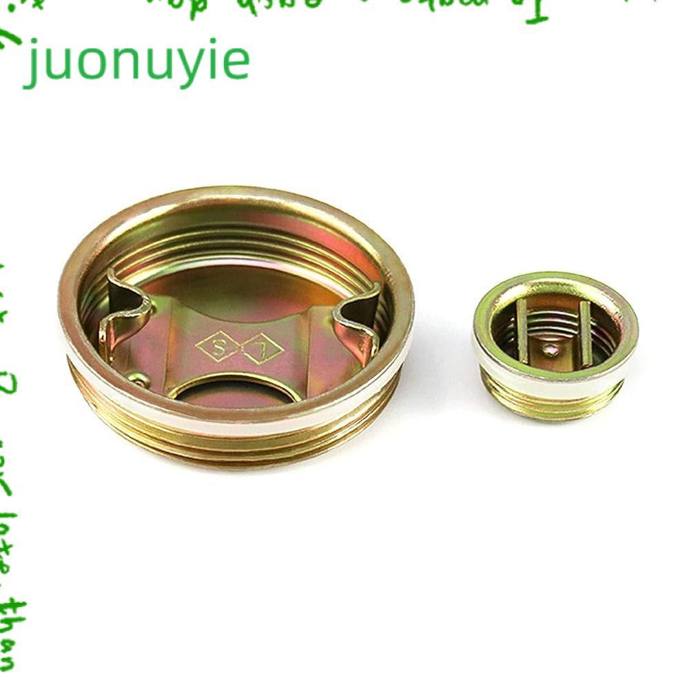 JUONUYIE 10 ชิ้นกลอง Bung Plug, Steel Gold Steel Bung Cap, คุณภาพสูง 2 "และ 3/4" ปิดฝาครอบ 55 แกลลอน Barrels