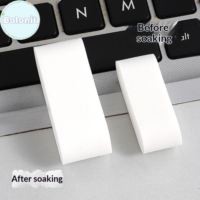 Bolonit 10 ชิ้นฟองน้ําแต่งหน้านุ่มเปียกและแห้งใช้พัฟสีขาว Foundation คอนซีลเลอร์ Smearing แป้งพัฟเคร