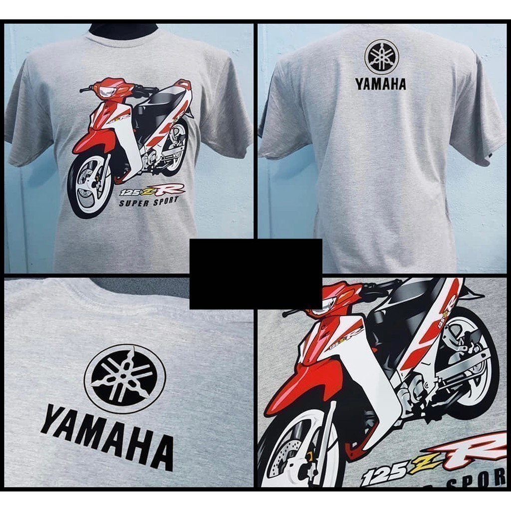 Yamaha 2026 แฟชั่น 125Z 125ZR Super Sport Motorsports D1 (เสื้อยืดสีเทา)