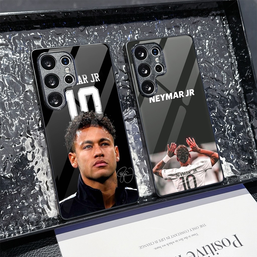 Neymar โปสเตอร์ออกแบบ 08 แก้วเคสโทรศัพท์สําหรับ Samsung Galaxy S22 S23 S24 S25 Ultra Plus S24FE S25F