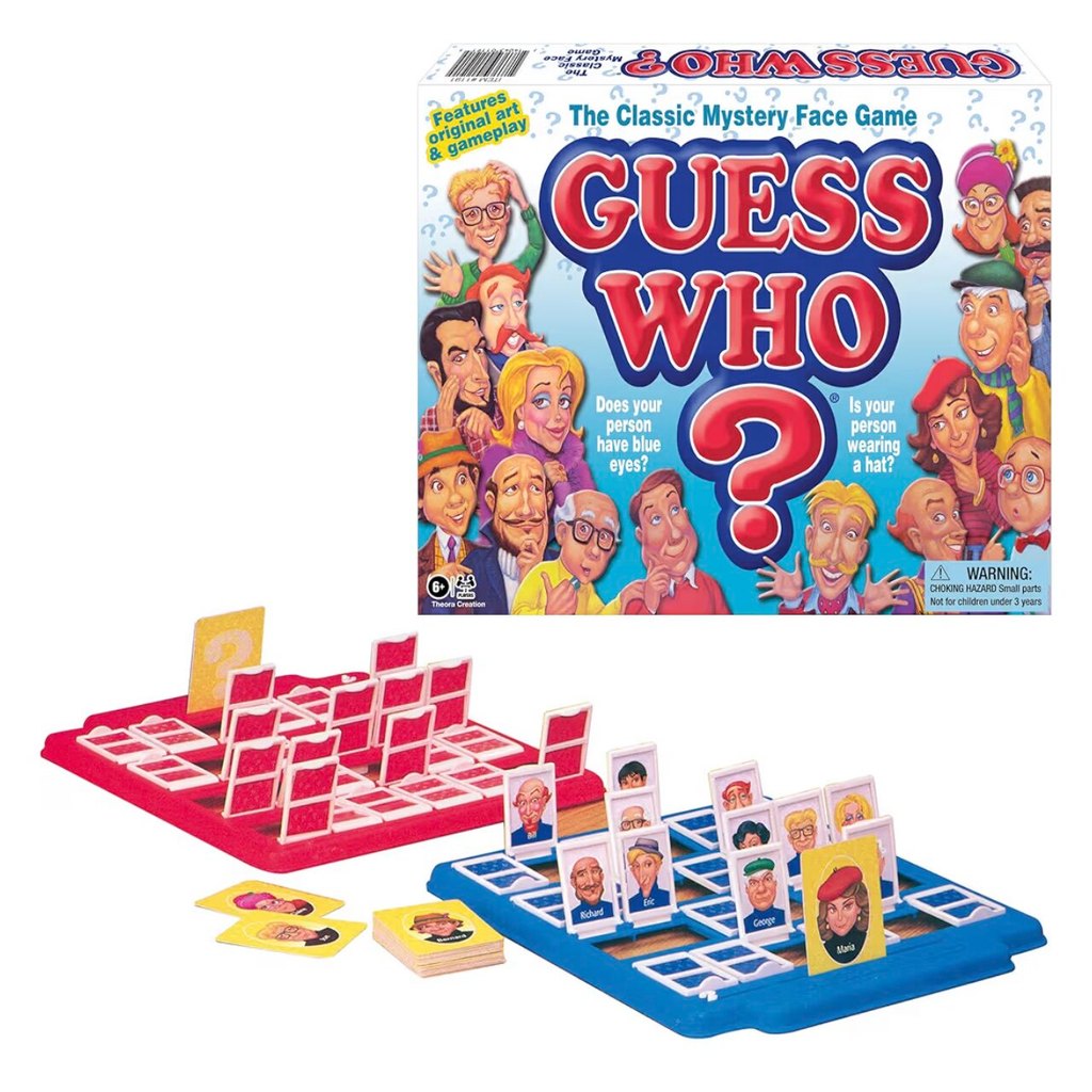 Guess Who เกม Guess Who Who is it การแข่งขันตัวละคร Guess เกมกระดานหน่วยความจําทางปัญญาที่ฉัน
