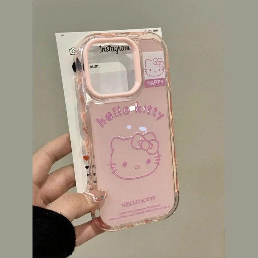 Candy Line Cat Jelly Wave Pattern เคส iPhone เข้ากันได้กับ iPhone 17 / 11 Pro Max / 15 Pro Max / 13 