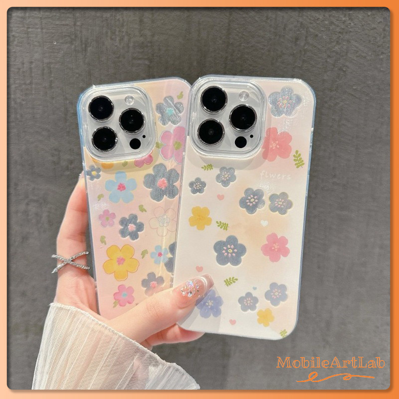 เคสดอกไม้สดน่ารักโรแมนติก เคสไอโฟน13 เคส IPhone 17 air 16 13 11 14 15 12 Pro Max XR X XS Max 16 8 7 15 Plus