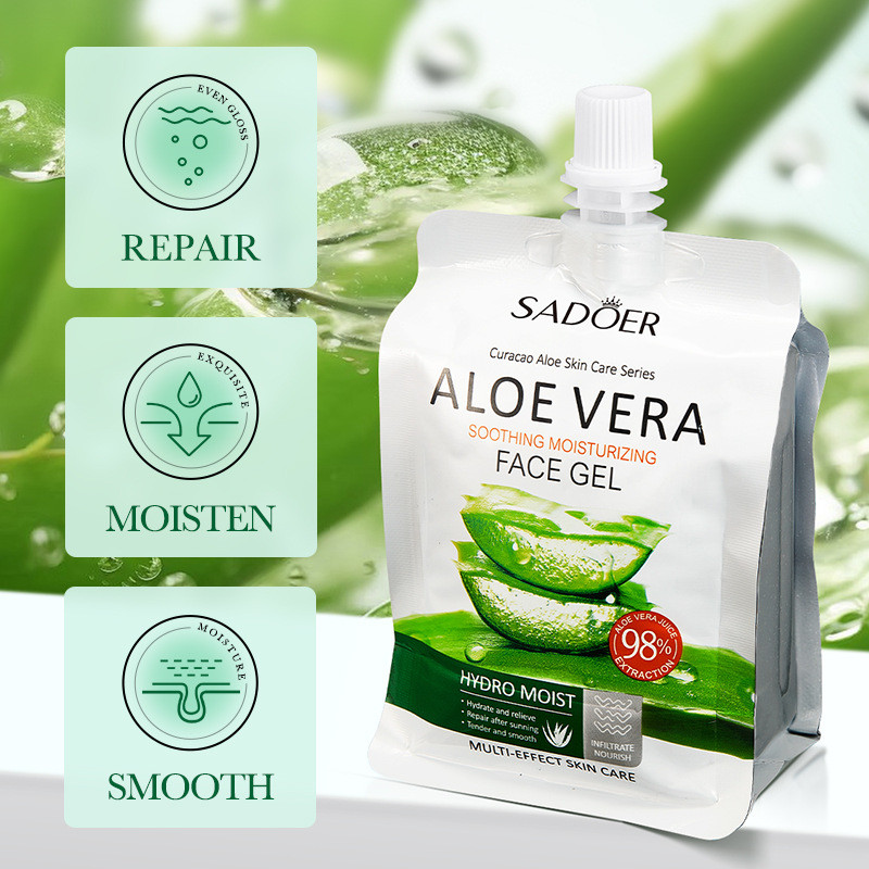 SADOER Aloe Soothing Moisturizing Gel Moisturizing Brightening Aloe Vera Gel