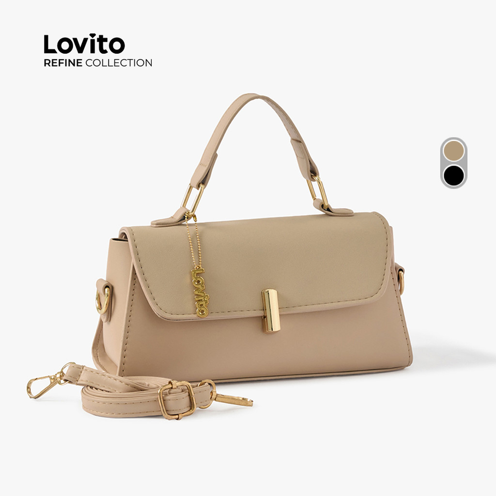 (Refine by Lovito) กระเป๋าไหล่เล็กหรูหราสําหรับผู้หญิง LR27A131
