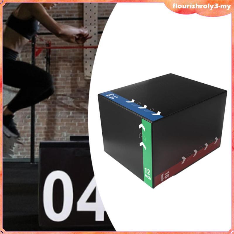 [Flurish] Plyo Box Fitness Exercise Jump Step Training Platform สําหรับ Home Gym Conditioning Balanc
