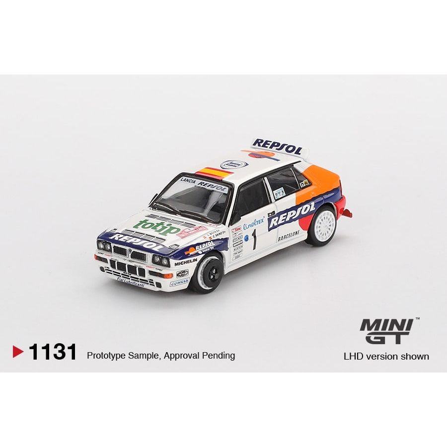 MINI GT No.1131 Lancia Delta HF Integrale Evoluzione #1 1993 Rallye Monte-Carlo MGT01131