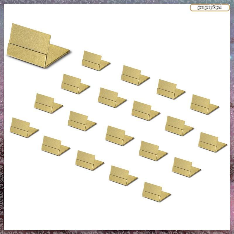 [LU R] ที่วางตัวเลขโต๊ะทอง,20 แพ็คโลหะ Place Card Stands & Picture Holders - เหมาะสําหรับงานแต่งงานท