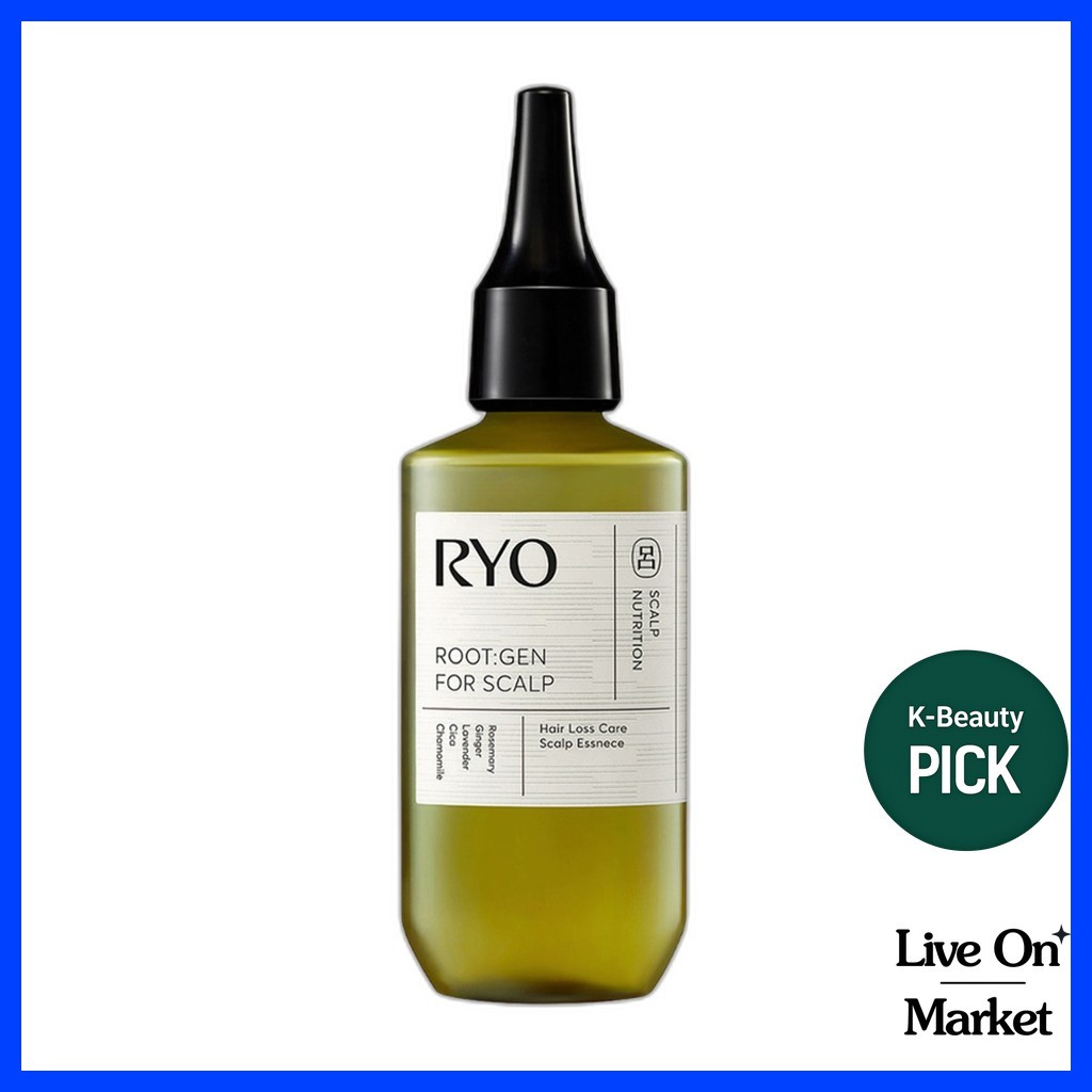 [ryo] Root:Gen Scalp Essence, 80ml, 1pc / Korean Scalp Essence / For Thin & Weak Hair / ของแท้ 100% 