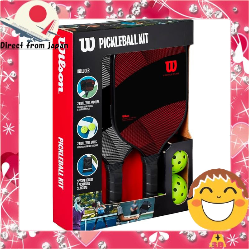 Wilson Fierce Max 13mm Pickleball Paddle - Grip Size 2-4 1/4 inches, Blue/Navy[Direct from Japan]
